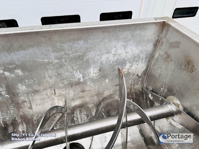Aaron Equipment Jacketed 11-Cu.Ft. Ribbon Blender
