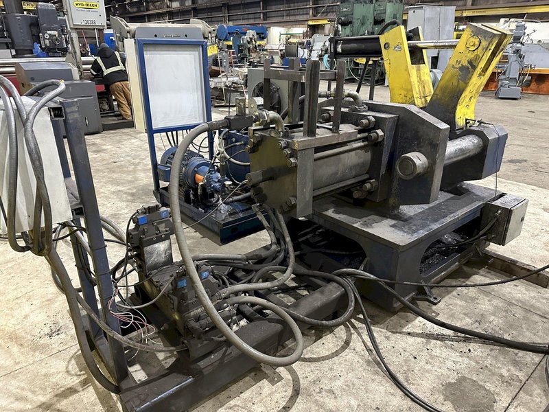 200 TON (2-3/8" TO 9-5/8") DIAMETER TRUE GRIT MODEL CT200 HYDRAULIC TUBE &amp; PIPE PUSH POINTER / END FORMER/ SWAGING PRESS: STOCK #22399