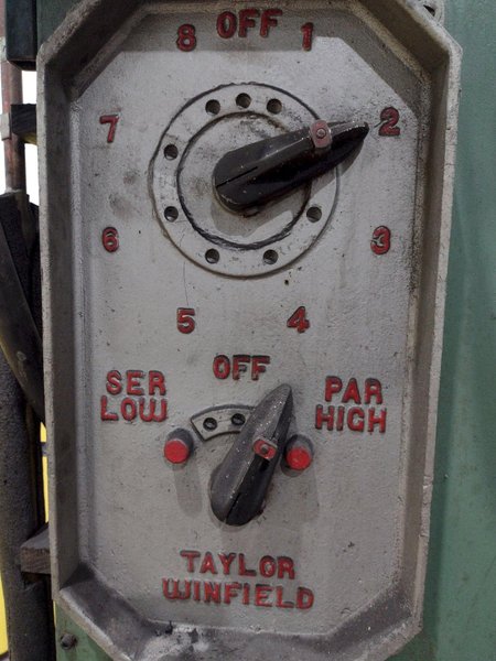 30 KVA X 8" TAYLOR WINFIELD AIR OPERATED SPOT WELDER: STOCK #20249