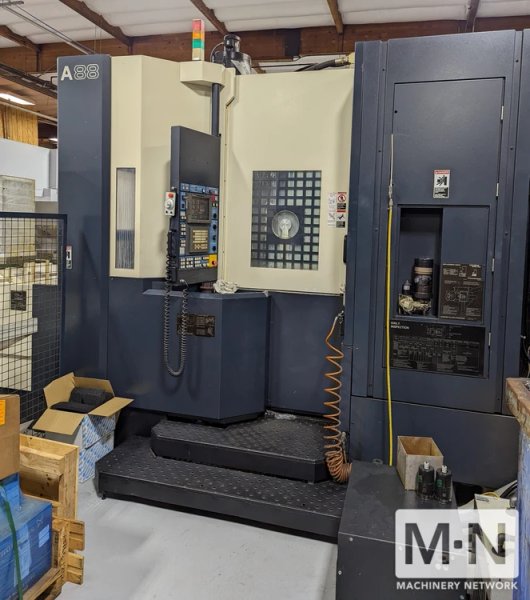 (4) Makino A88 4-Axis FMS CNC Horizontal Machining Center w/ Linear Pallet System, (3) 1999 (1) 2004