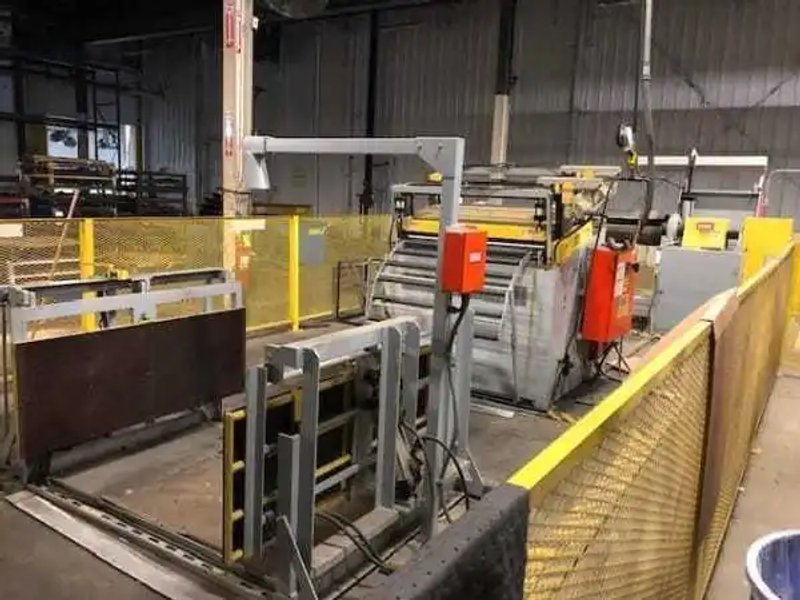 ROWE 10,000 LB X 50" X .074" SERVO FEED LINE, STOCK# 14113J