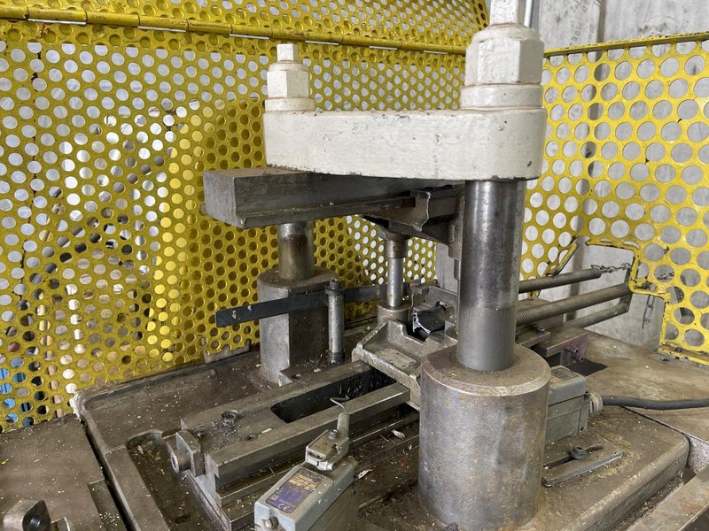 18 TON TISHKEN CUTOFF PRESS: STOCK #76598