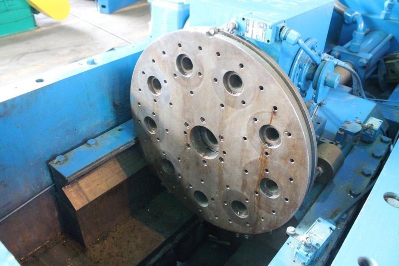 9 STATION DICKEY TURRET HEAD RAM FORMING MACHINE: STOCK #50073