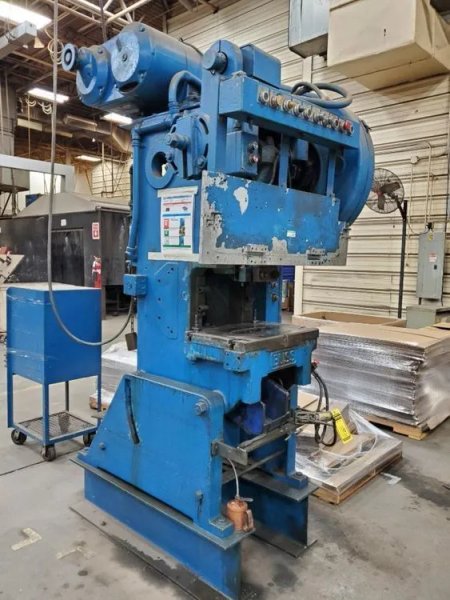 BLISS 22 TON OBI FLYWHEEL PRESS, STOCK# 14235J