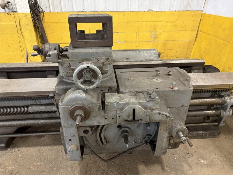 56" x 336" (28') BERTRAM ENGINE LATHE WITH DUAL CARRIAGES: STOCK #10964