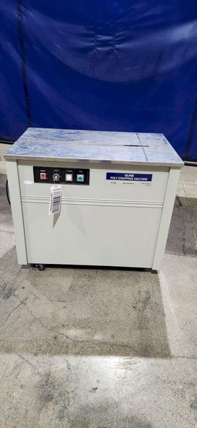ULINE SEMI AUTOMATIC STRAPPING MACHINE PN: H-959 USED