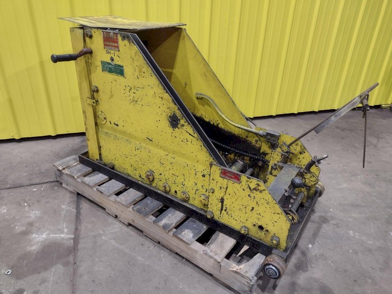 1,200 LB X 10" ROWE MODEL #810 MOTORIZED COIL CRADLE: STOCK #20254