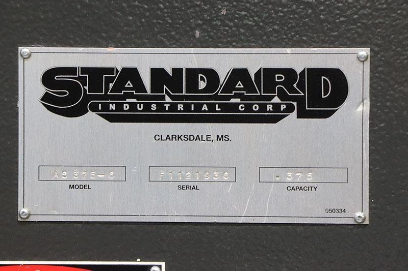 STANDARD INDUSTRIAL AS375-6 Power Squaring Shear - Used