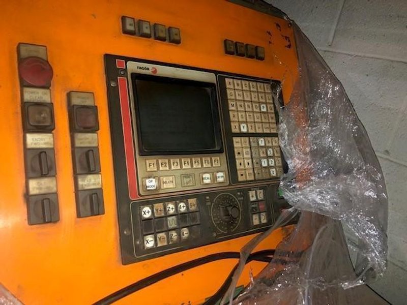 PEDDINGHAUS MODEL TDK-1000/3 CHD SINGLE SPINDLE 4 AXIS CONTROL/SERVO DRIVE BEAM DRILLING SYSTEM. STOCK # 0105621