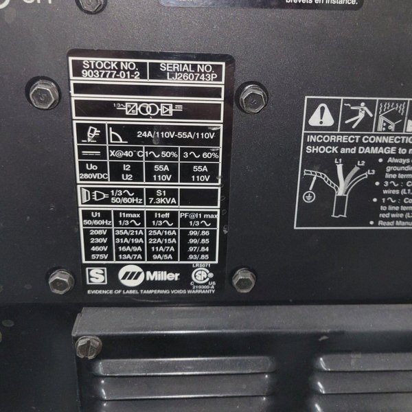 MILLER SPECTRUM 2050 DC PLASMA CUTTING SYSTEM USED