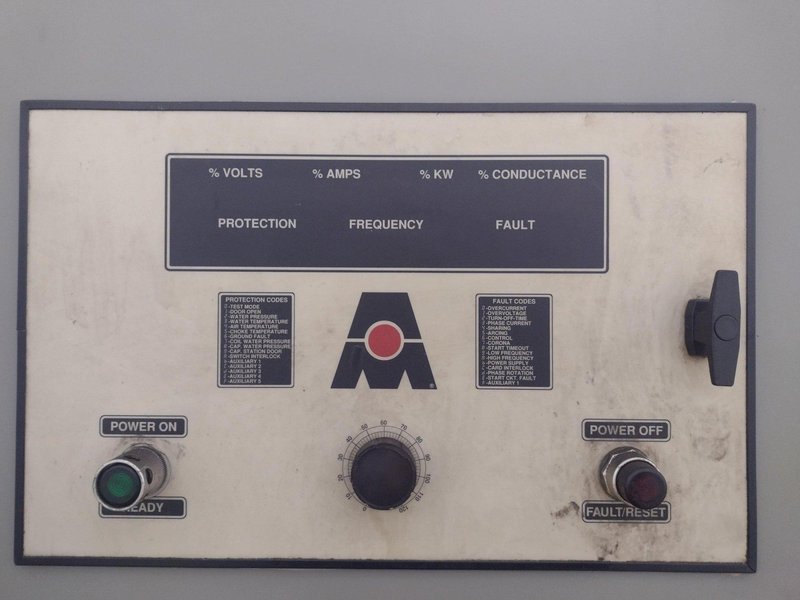 250 KW AJAX TOCCO "PACER" INDUCTION HARDENING SCANNER SYSTEM WITH MAGNESCAN QS CONTROLS: STOCK #16063