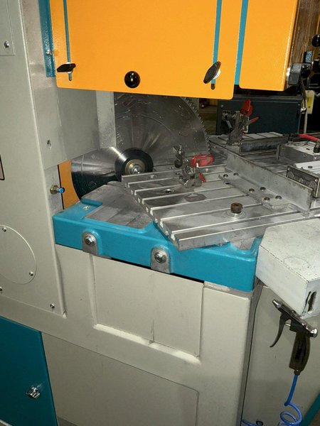 ATECH YILMAZ MODEL #VK 420 NON FERROUS V-CUT &amp; 90° END NOTCHING SAW, NEW 2025 : YOBRO 26345