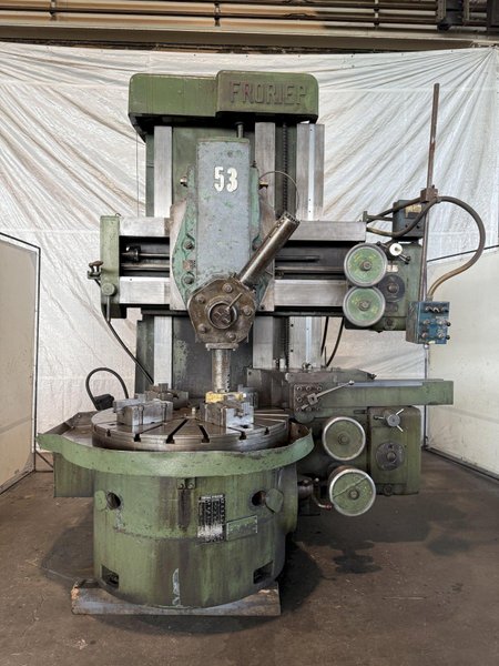 48" FRORIEP 4-JAW VERTICAL TURRET LATHE. STOCK # 0667925