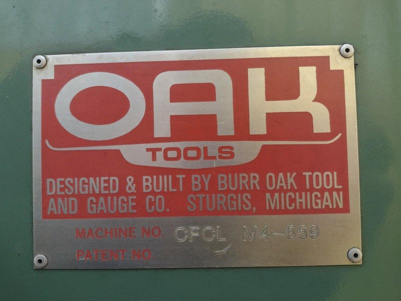 BURR OAK MODEL #VBHB RETURN TUBE BENDER &amp; MODEL #MTCO STRAIGHTENER FEEDER: STOCK #15868