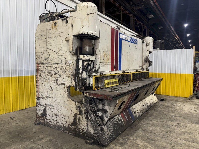 14' x 1/2" PACIFIC MODEL #500R HYDRAULIC POWER SHEAR WITH BACK GAUGE: STOCK #22940