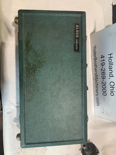 ALNOR 6000AP VELOMETER W/ ATTACHMENTS AND CASE: STOCK #15149