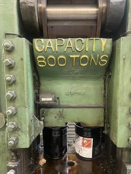 800 TON BLISS #26 KNUCKLE JOINT PRESS