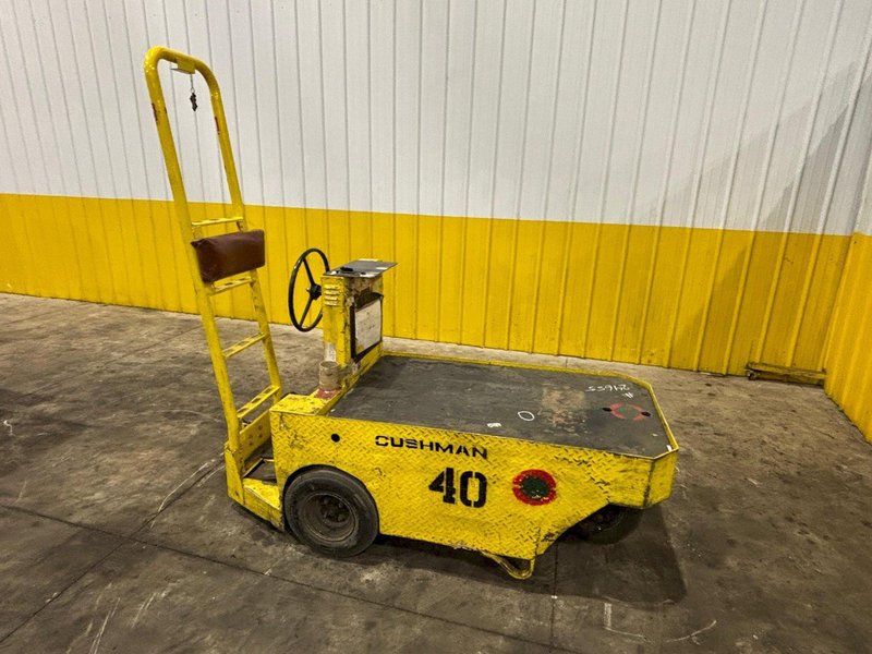 36 VOLT CUSHMAN MODEL 898361 STOCK CHASER/TUGGER CART: YOBRO #24655