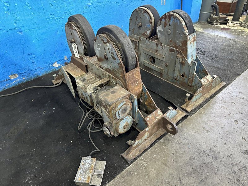 1 SET OF 15 TON PANDJIRIS MULE TANK TURNING ROLLS: STOCK #76759