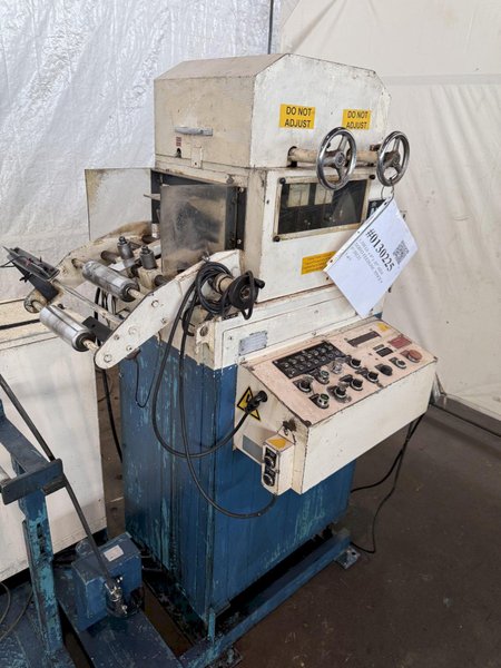 1,100 Lb. x 6" x .05" AIDA SERVO FEEDLINE W/ DUAL UNCOILER. STOCK # 0130225.