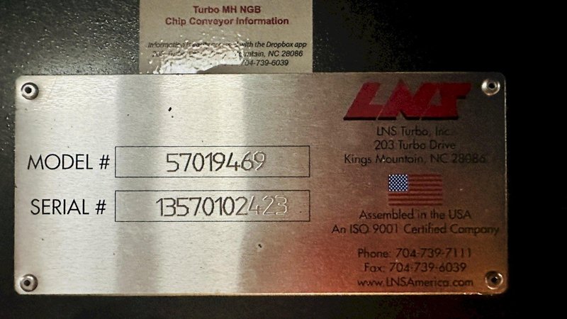 LNS Turbo MH250  |  Incline Filtering Chip Conveyor