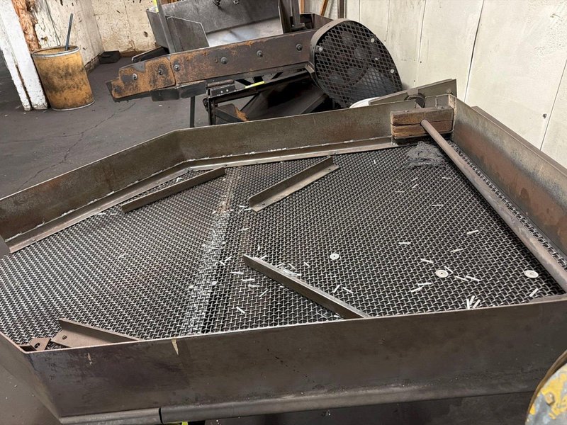 BAIRD MODEL 2-H ROTARY DRUM BARRELL TUMBLER WITH DUMP OUT TABLE: YOBRO #26386