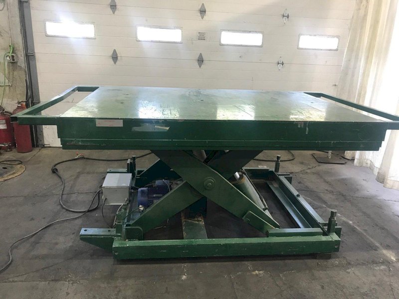11,250 LB SALVAGNINI HYDRAULIC LIFT TABLE STOCK # 3099