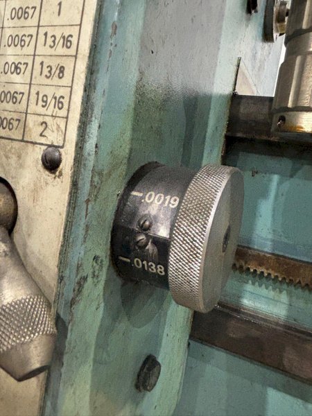 4' x 11" FORADIA SOUTH BEND MODEL #GR50-1200 RADIAL DRILL: YOBRO #24134