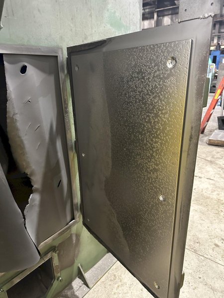 36" X 72" GOFF MODEL #3672D SPINNER HANGER SHOT BLAST CLEANING SYSTEM, NEW 2006: STOCK #22470