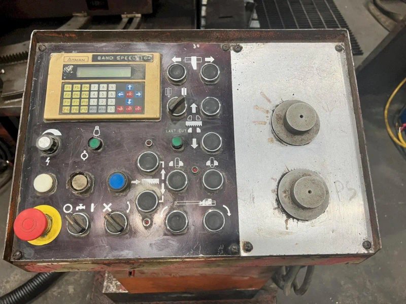 USED COSEN 16" X 31" SEMI-AUTOMATIC DUAL COLUMN DOUBLE MITERING BANDSAW MODEL SH-800DM, Year: 2006