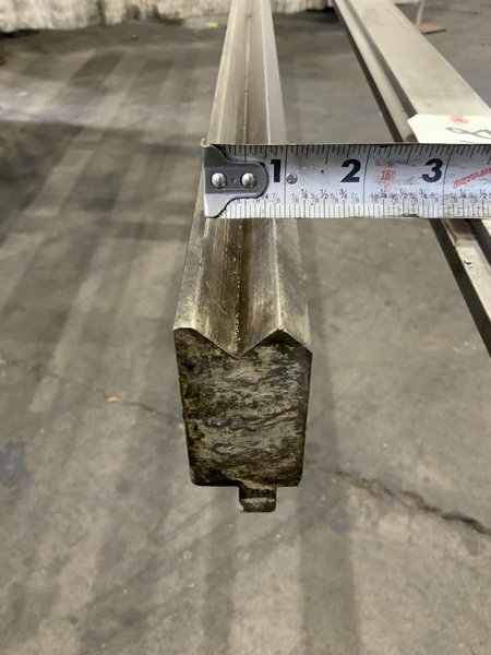 150" X 7/8" OPENING FEMALE PRESS BRAKE DIE: STOCK #81585