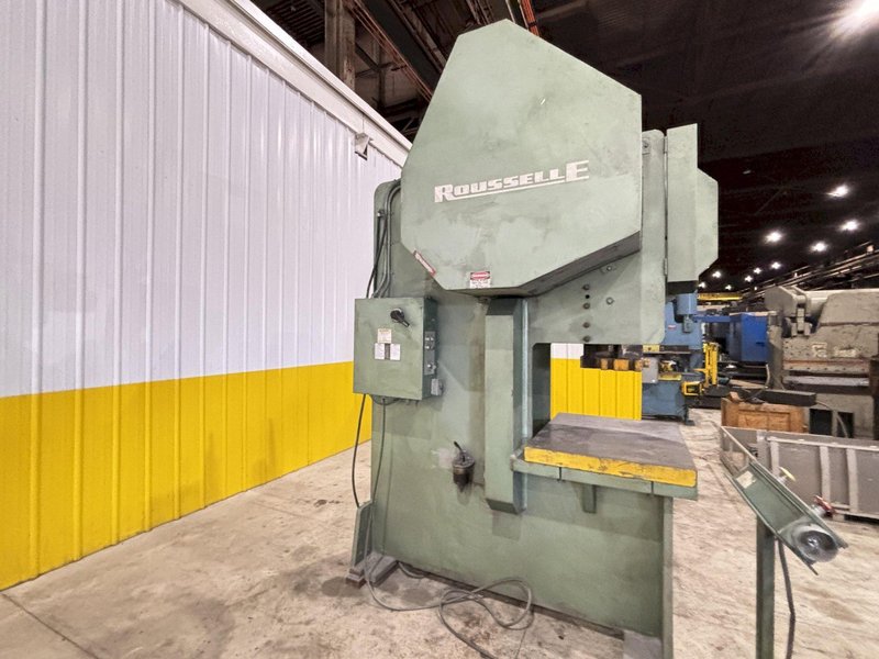 120  TON ROUSSELLE MODEL #G1-120 OBI STAMPING PRESS 3" STROKE: STOCK #20628