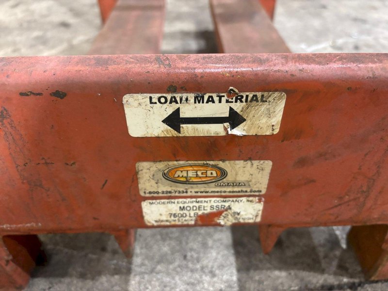 (24) 7,500 LBS MECO SSR4 STOCK RACKS: YOBRO #24449
