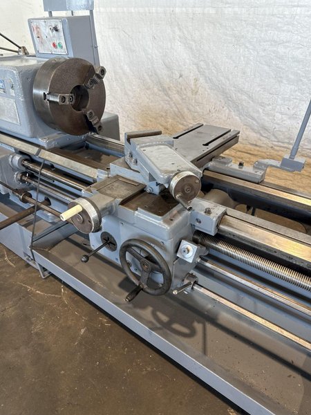 24" X 168" TOS TRENCIN SN55U ENGINE LATHE. STOCK # 0561325.
