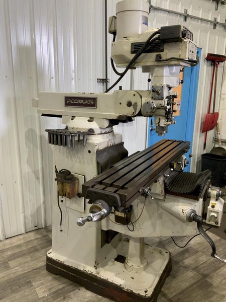 3 HP ACCU MODEL #AC3KV RAM TYPE VERTICAL MILL: STOCK #80916