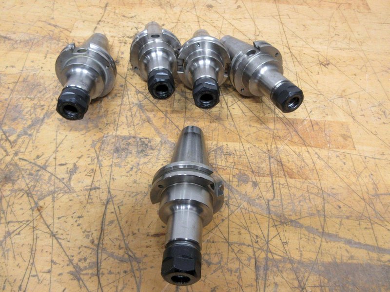 CAT 40 - ER16 Collet Chucks(5 pcs) - Acupro # CAT-40 ER16-3.500" Gage Length- Auction Item