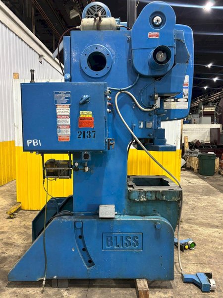 60 TON BLISS MODEL #C-60 OBI PUNCH PRESS 4" STROKE: YOBRO #24082