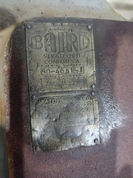 3/16" WIRE BAIRD MODEL #2R/3 WITH DIE SECTION 4-SLIDE WIRE FORMING MACHINE: STOCK #21108