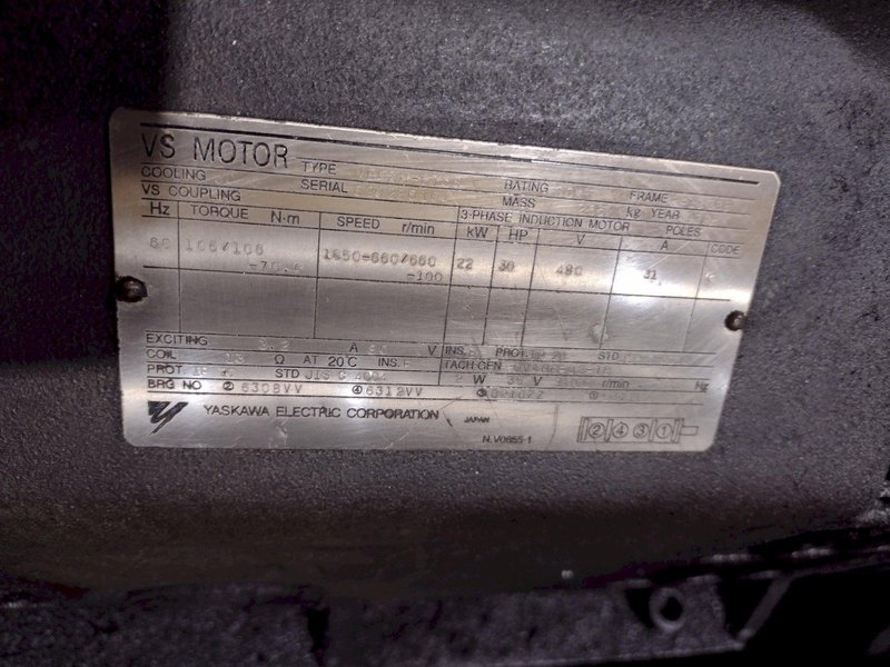 220 TON AIDA MODEL #NCI-200(2) GAP FRAME PRESS, 12.59" STROKE: STOCK #22210