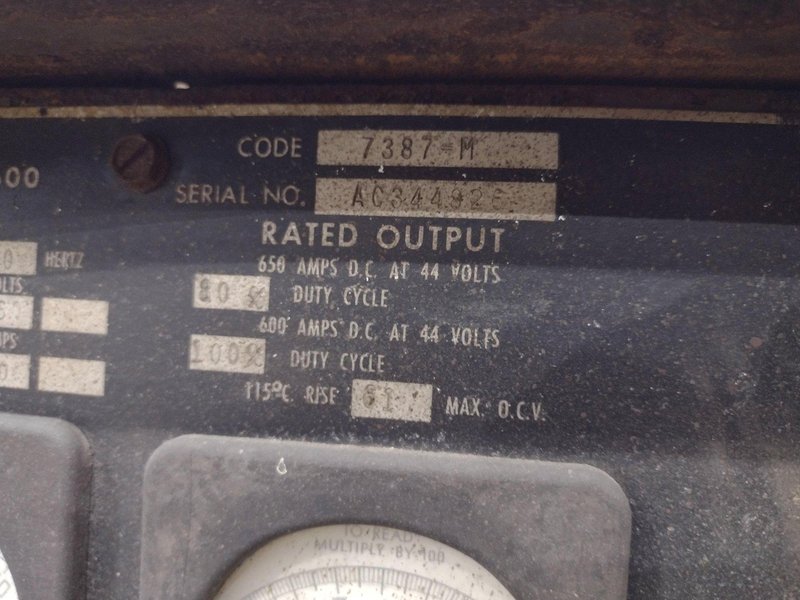 LINCOLN MODEL IDEALARC #R3S-600 WELDER POWER SUPPLY: STOCK# 23618