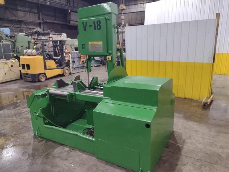 18" X 20" HYD-MECH MODEL V18 SERIES II VERTICAL BAND SAW: STOCK #24965