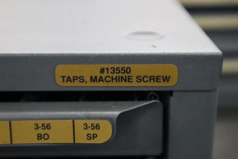 Huot Drill Index, Taps - 5 Drawer- Auction Item