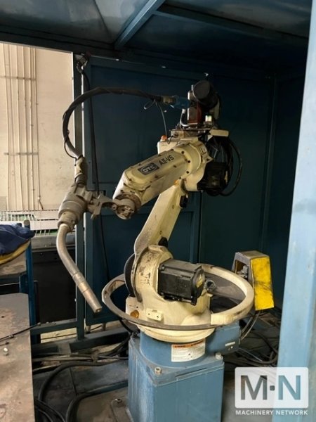 OTC Daihen AII-V6 Welding Robot w/ Two Station Welding Cell, 2012