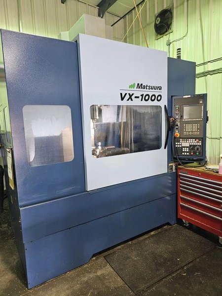 Matsuura VX-1000 VMC, 2017 – Coolant Through Spindle, 4th &amp; 5th Axis Rotary Table