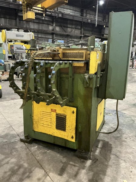 36" WIDE LITTELL VARIABLE SPEED FEEDER / TENSION STAND WITH ENTRY &amp; EXIT PINCH ROLLS: YOBRO #26036