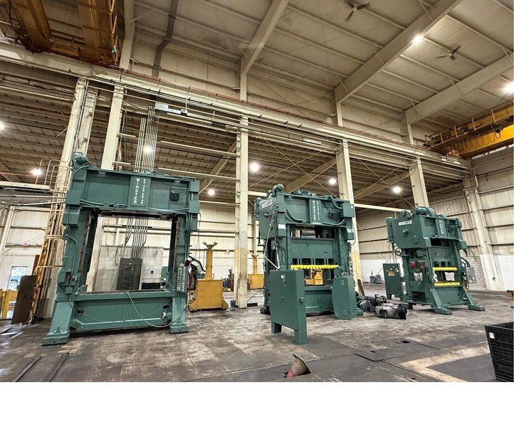 1986 MINSTER E2-400-96-48 Hevi-Stamper Double Crank Press - 400 Ton Capacity