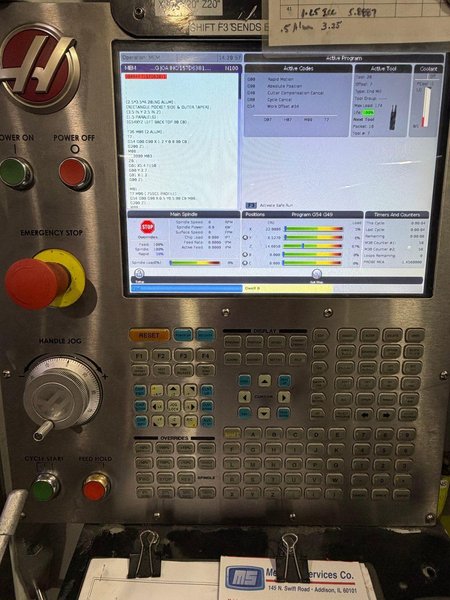 Haas UMC-750SS VMC, 2016 – Chip Conveyor, Cool Through Spindle, Rigid Tapping