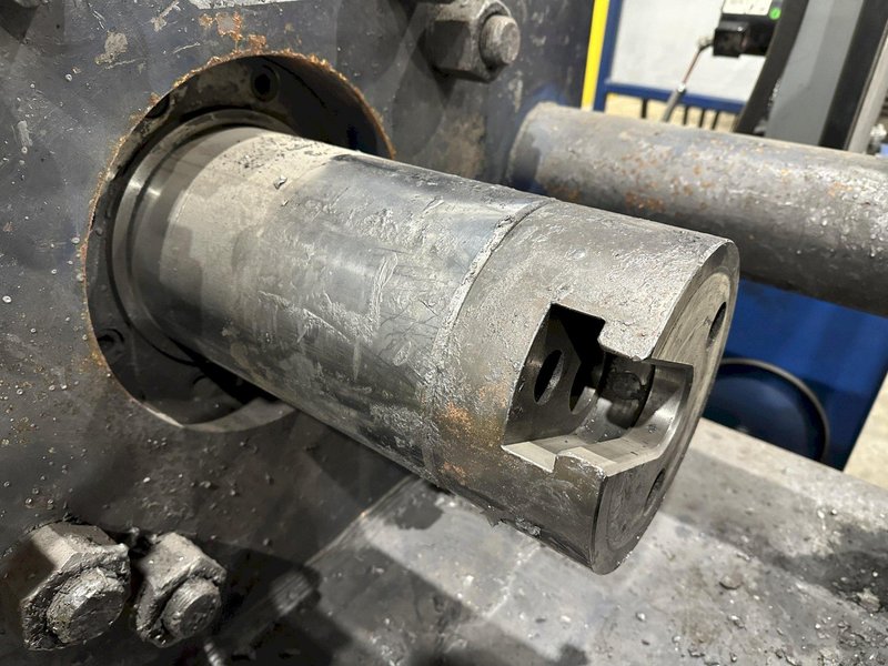 200 TON (2-3/8" TO 9-5/8") DIAMETER TRUE GRIT MODEL CT200 HYDRAULIC TUBE &amp; PIPE PUSH POINTER / END FORMER/ SWAGING PRESS: STOCK #22399