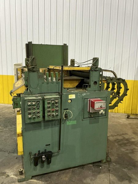 36" WIDE LITTELL VARIABLE SPEED FEEDER / TENSION STAND WITH ENTRY &amp; EXIT PINCH ROLLS: YOBRO #26036