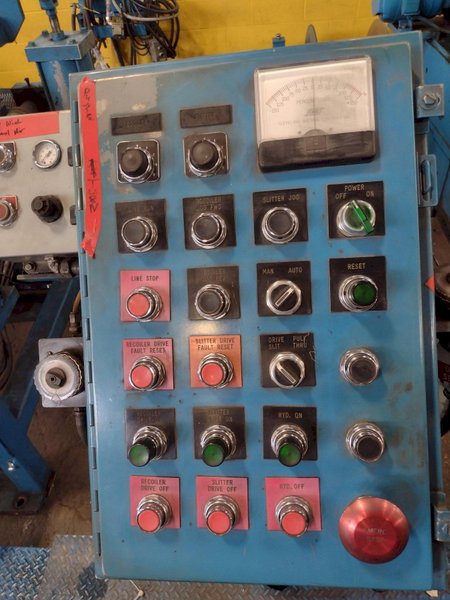 36" X 4" X 12,000 LBS YODER / STAMCO MOTORIZED SLITTING LINE STOCK #3731